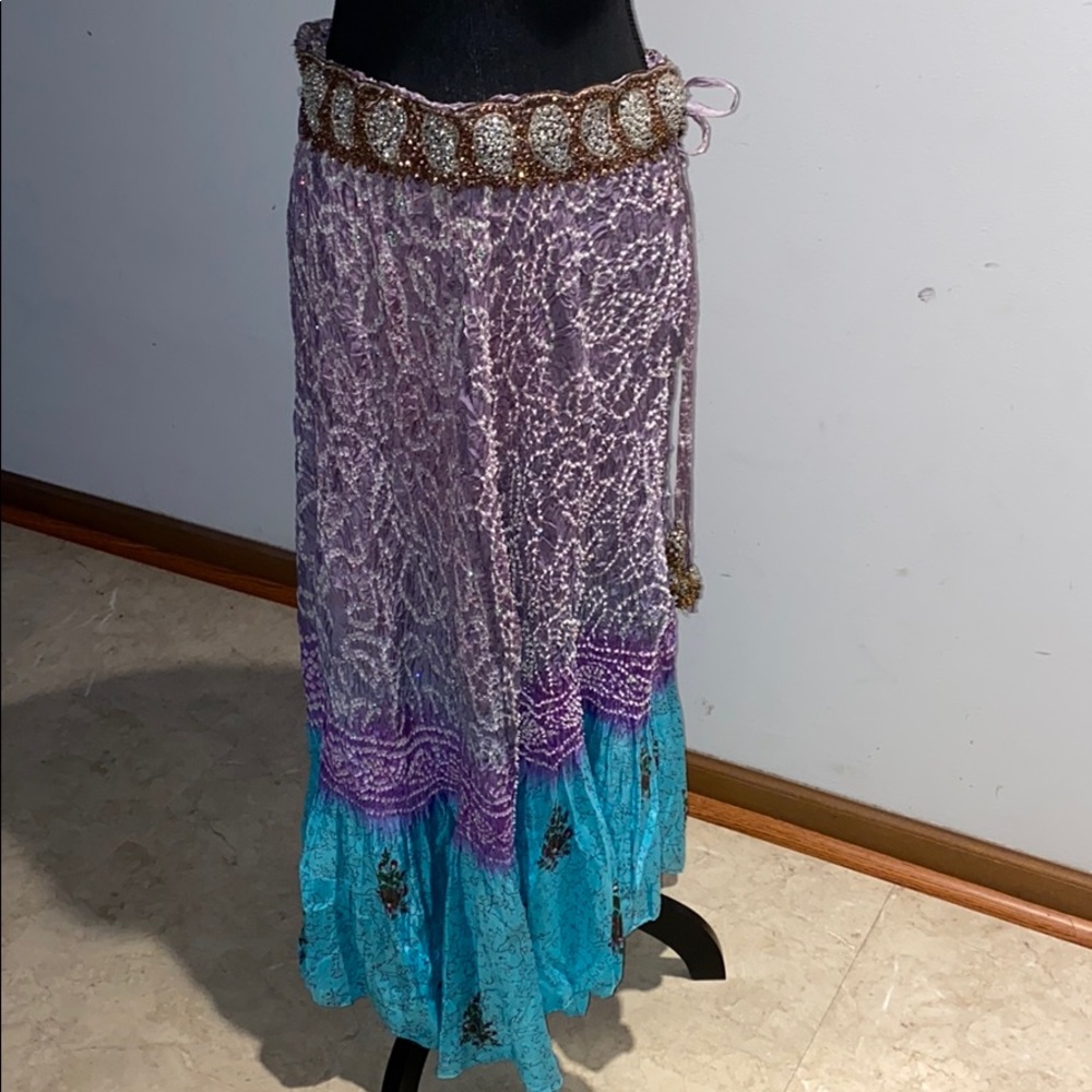 SILK SKIRT